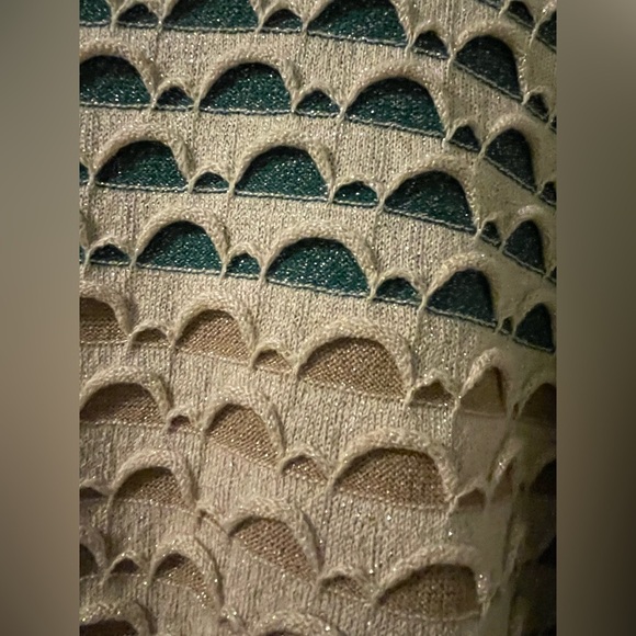 Alfred Dunner Emerald Isle cardigan, tank and necklace-small Like new - Picture 5 of 9